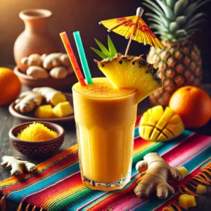 Zesty Orange Pineapple Ginger Smoothie